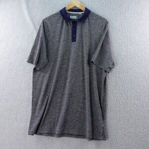KJUS Golf Polo Shirt‎ Mens XL Heather Gray Short Sleeve Performance Stretch